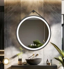 Highlight LED Bathroom Mirror for Makeup Shaving Vanity Dressing Mirror Dimmable