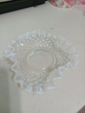 Fenton White Opalescent Candy Dish
