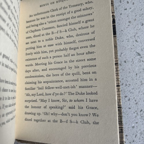 Hints On Etiquette / Hardcover - Picture 4 of 9