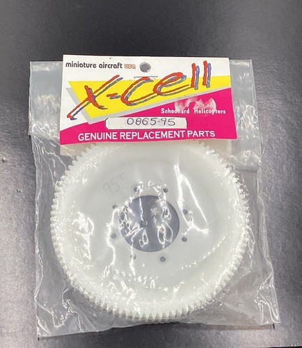 X cell MA 0865 95 Machined Main Gear 95 tooth Miniature Aircraft NOS new white