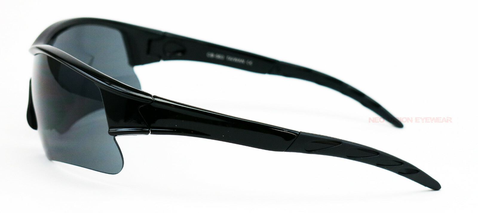 Polarized Hunter Sports Wrap Safety Glasses Sunglasses Dark Smoke/Black