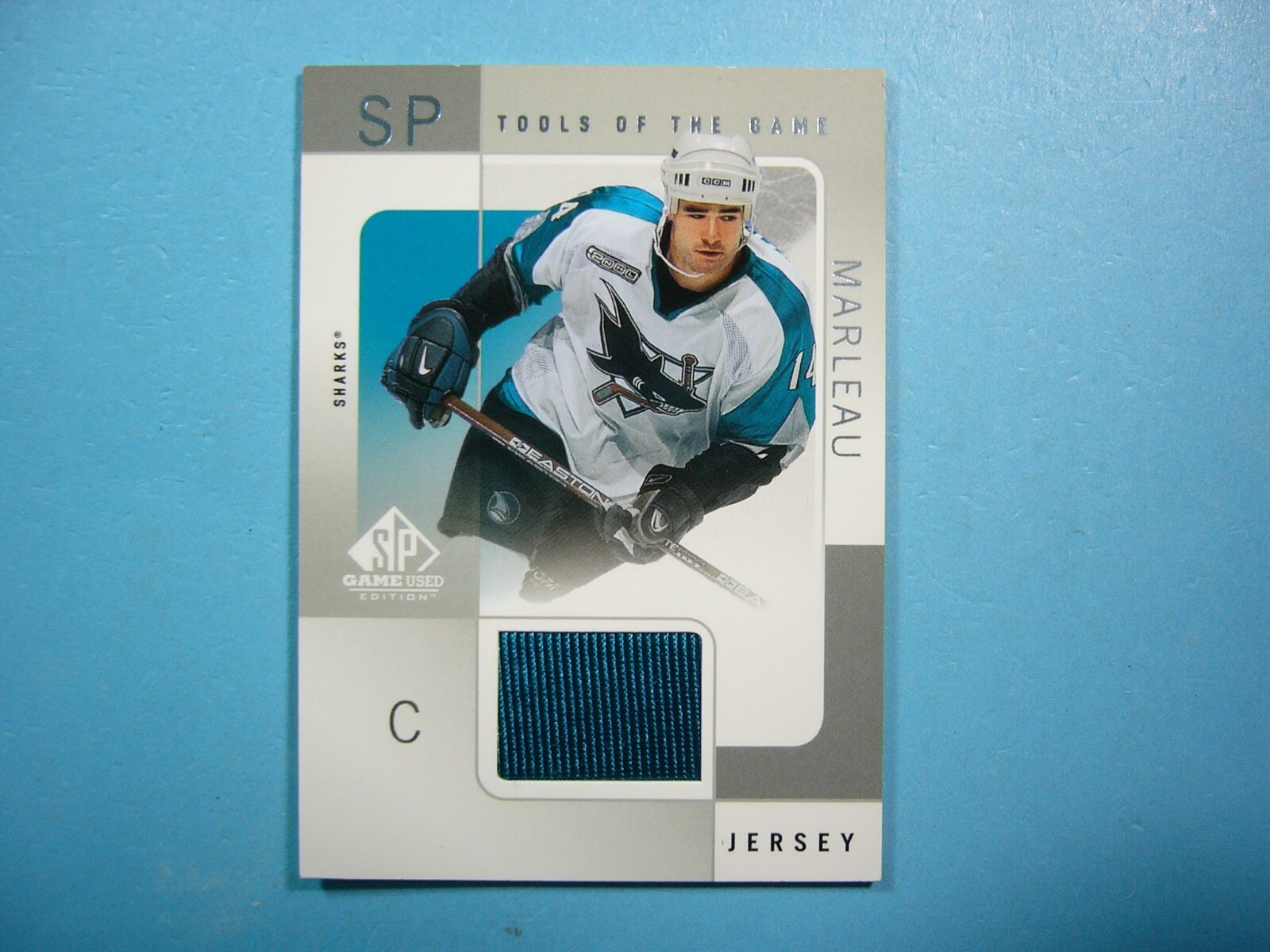 2000/01 UPPER DECK SP TOOLS OF THE GAME JERSEY HOCKEY CARD PM PATRICK MARLEAU NM