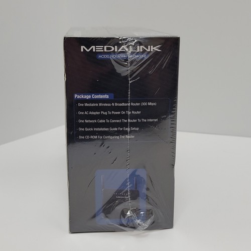 NEW Medialink Wireless-N Broadband Router MWN-WAPR300NE SEALED NIB - Picture 4 of 11