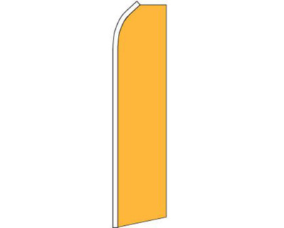 2 Pack Gold Solid Color Plain Swooper Super Feather Advertising Flag