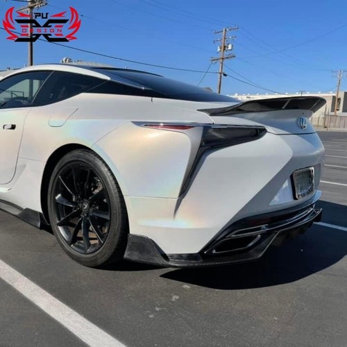 Kit de carrocería labio difusor parachoques trasero inferior carbono para Lexus LC500 LC500h 2018-2024 - Imagen 8 de 13