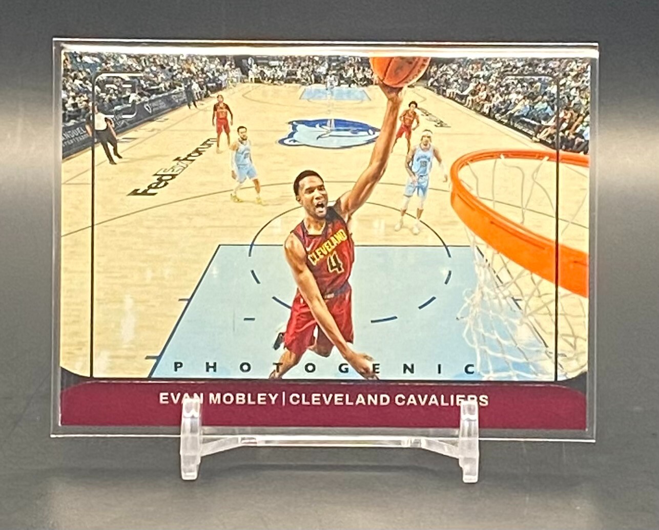 2021-22 Panini Photogenic Evan Mobley Rookie With Authority #5 Cavaliers RC
