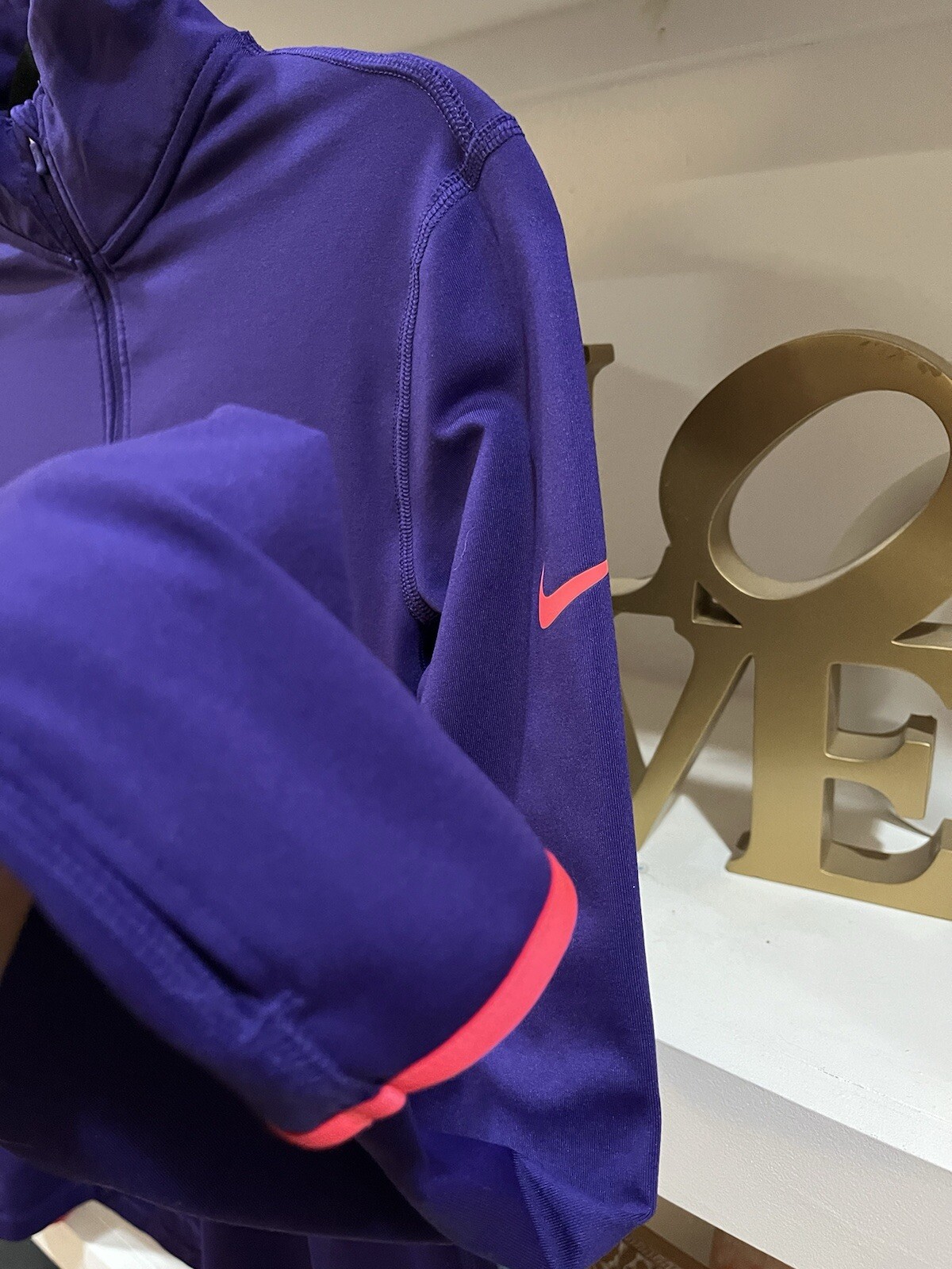 SACAI X NIKE Giacca Nike Pro Dri Fit donna viola media full zip allenamento atletico top