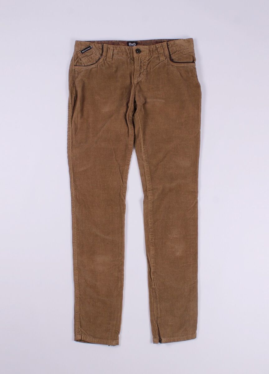 Women's Vintage Dolce & Gabbana Corduroy Tight Fit Pants Women's Vintage Dolce & Gabbana Corduroy Tight Fit Pants