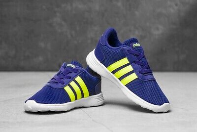 ADIDAS SCARPE LITE RACER INF F35647 BAMBINO KIDS BLU GIALLO DAL 19 AL 27  NEW | eBay