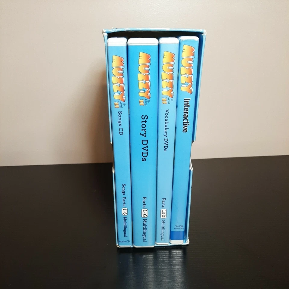 BBC Muzzy уровень 2 многоязычный язык интерактивный DVD CD бокс-сет - Изображение 2 из 4