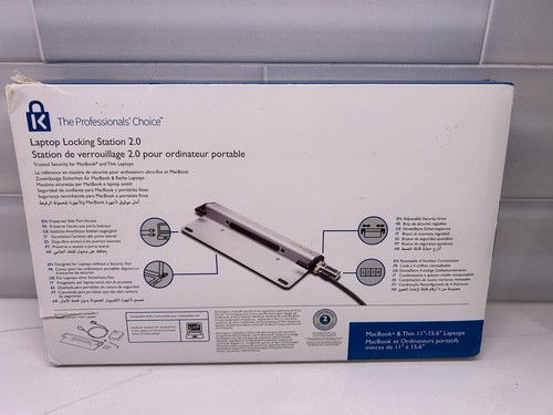 Kensington Laptop Locking Station 2.0 MacBook & Thin 11” - 15.6” New Model 64454 - Zdjęcie 2 z 12