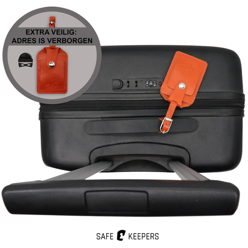 Leren Schrijfmap A4 Oranje - Business set - Tablet sleeve - Werkmap A4 - Oranje - Bild 12 von 13