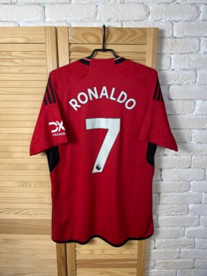 RONALDO #7 MANCHESTER UNITED JERSEY HOME FOOTBALL SOCCER