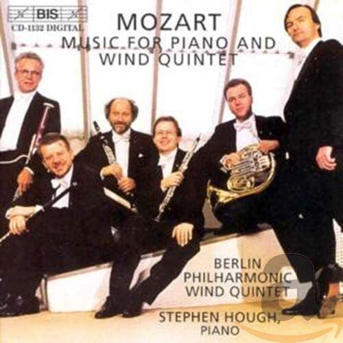 Mozart: Quintetto KV 452, Adagio KV 608 / Berlin Wind Quintet Stephen Hough - CD