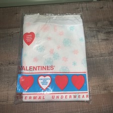 NWT Ladies Thermal Underwear Valentines by Remson Made in USA Size Medium