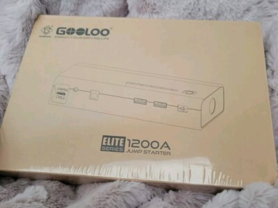 Gooloo Elite Series 1200A Portable Super Safe Power Bank Car Jump Starter LED