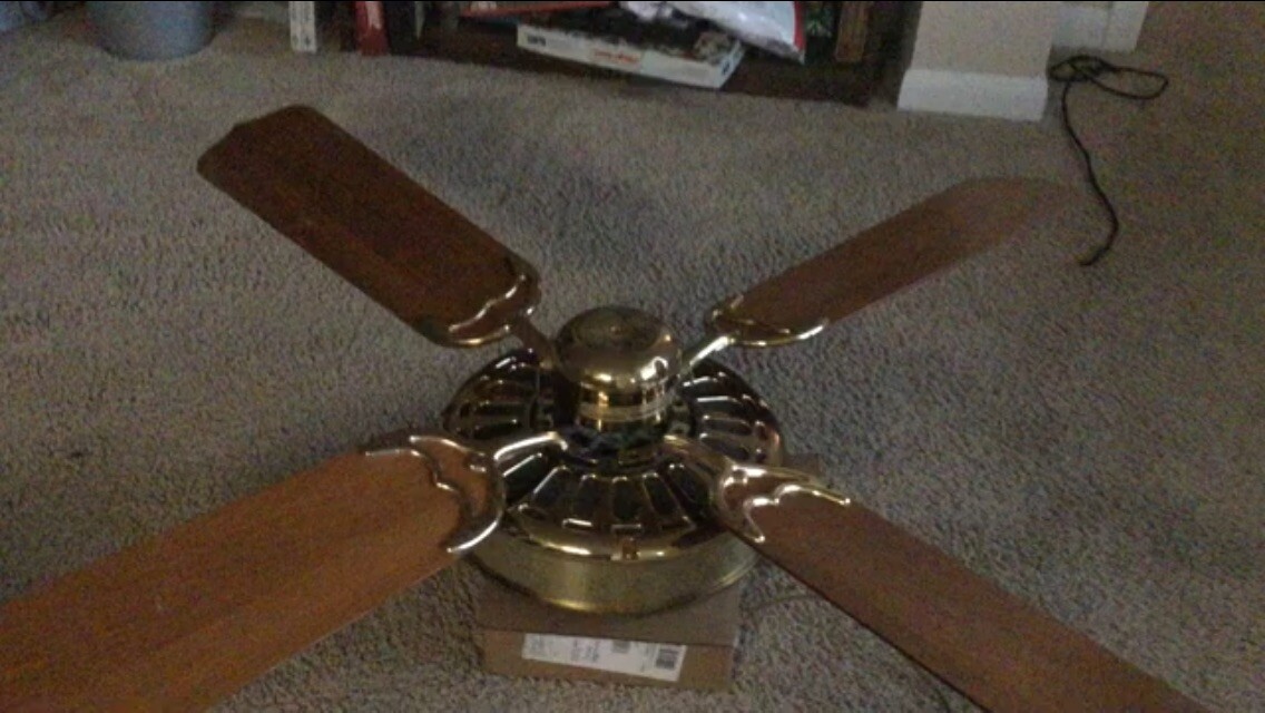 Vintage Casablanca Zephyr Ceiling Fan For Sale Online Ebay