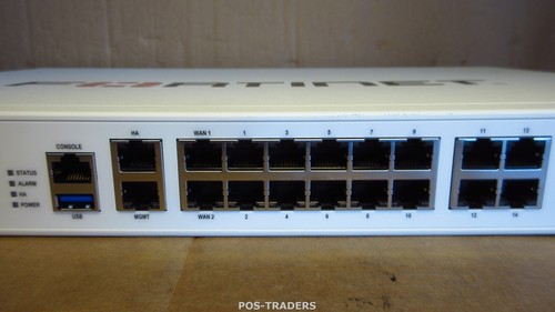 Fortinet FG-200E FortiGate 200E 18-Ports Gigabit Security Firewall + RACK EARS - Afbeelding 3 van 5
