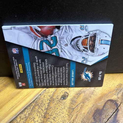 Lamar Miller 2014 Panini Certified /49 Patch Game Worn SP Fabric of the Game - Picture 2 of 2