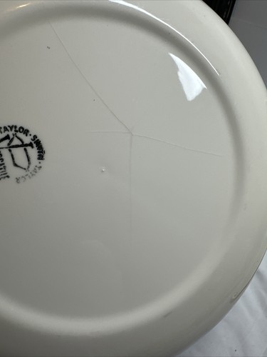 Taylor Smith & Taylor Blue Lace Dandelion Vintage Dinner Plate 10" - Picture 7 of 7