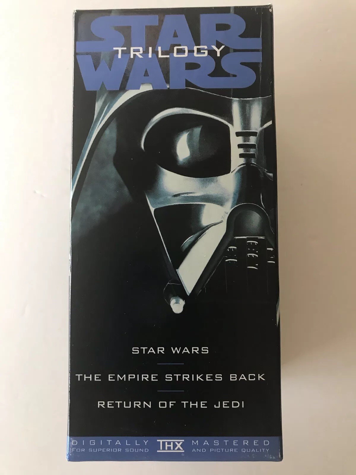 Star Wars Trilogy VHS 1995 3Tape Set 0609 Original Box Movie Set THX