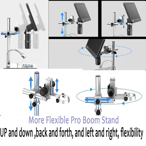 TOMLOV 10" LCD 2000X HDMI Digital Mikroskop Flex Arm Lötmikroskop Erwachsene - Bild 16 von 40