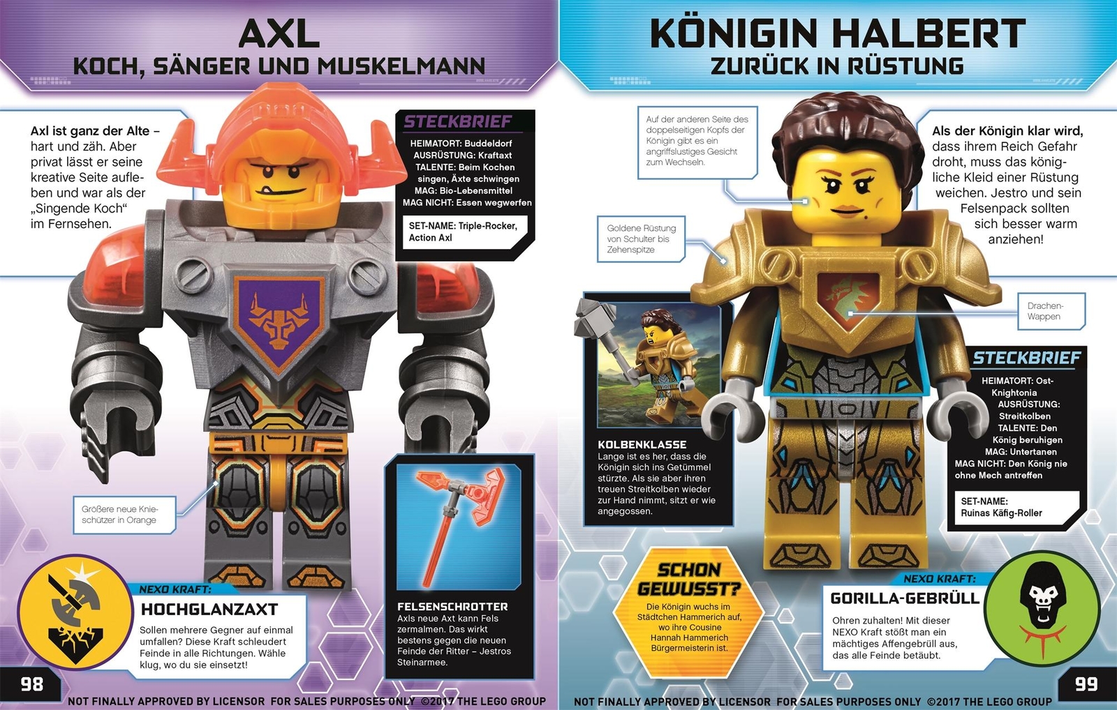 Thumbnail - Lego® Nexo Knights(tm) Lexikon Der Minifiguren, Rona Skene
