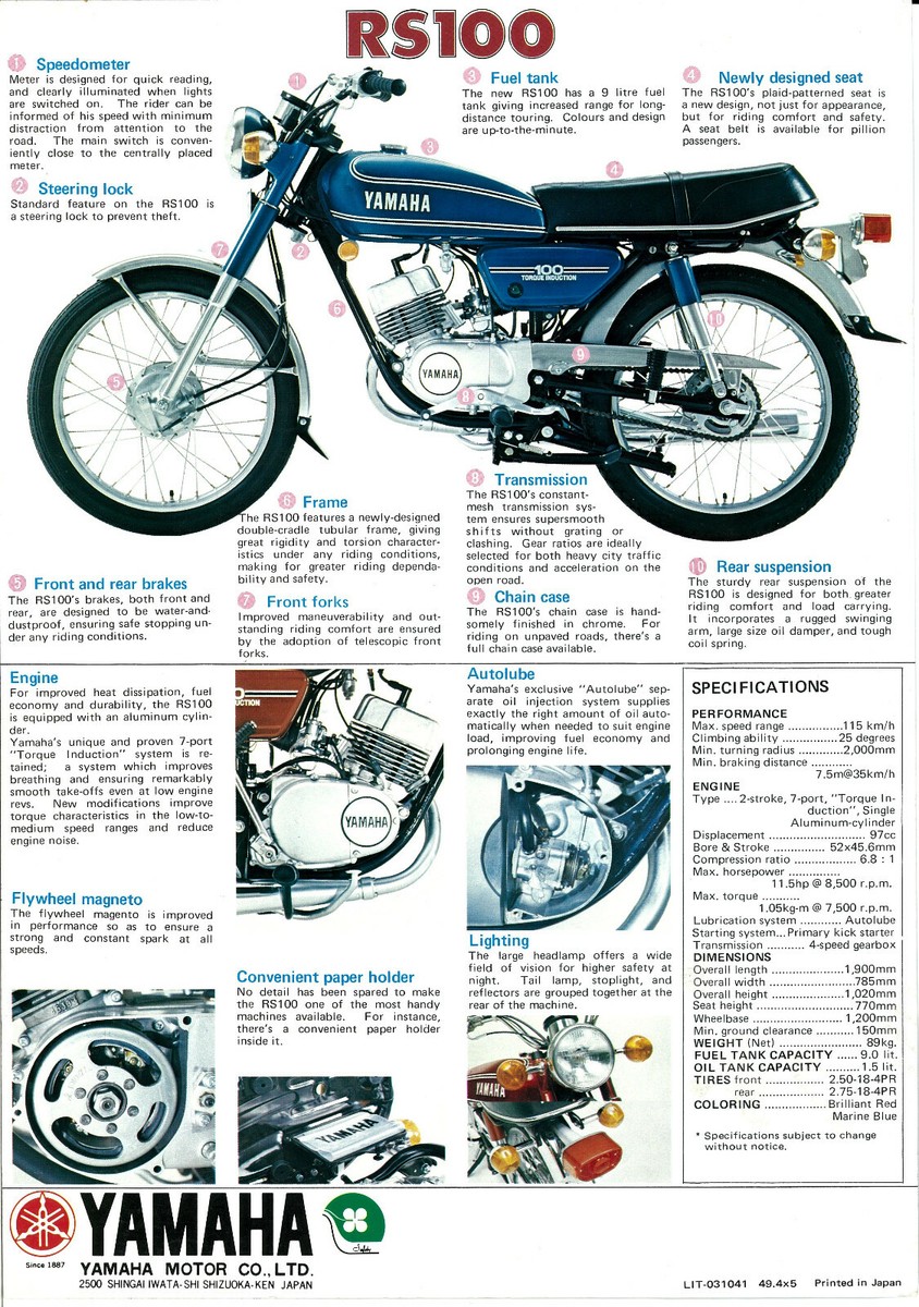 Yamaha Rs100