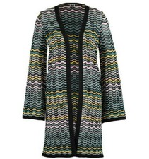 M MISSONI CROCHET LUREX KNIT CARDIGAN KAFTAN OPEN FRONT SIZE 42 UK10 RRP£462 NWT