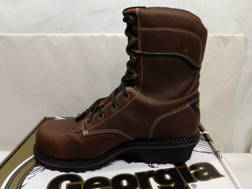 Botas Georgia Logger AMP LT Puntera Compuesta EH Impermeables Trabajo y Seguridad 13M Nuevas - Imagen 6 de 8