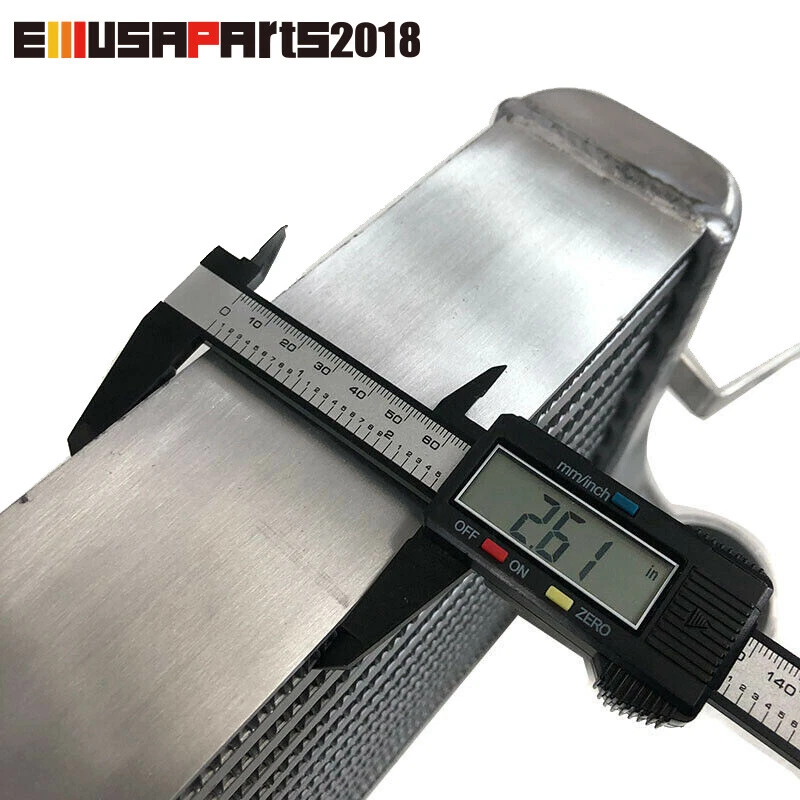 Para 93-97 Mazda RX-7 1,3 L Montaje Frontal Aluminio Pulido Barra e Intercooler de Placa Foto 4 de 4