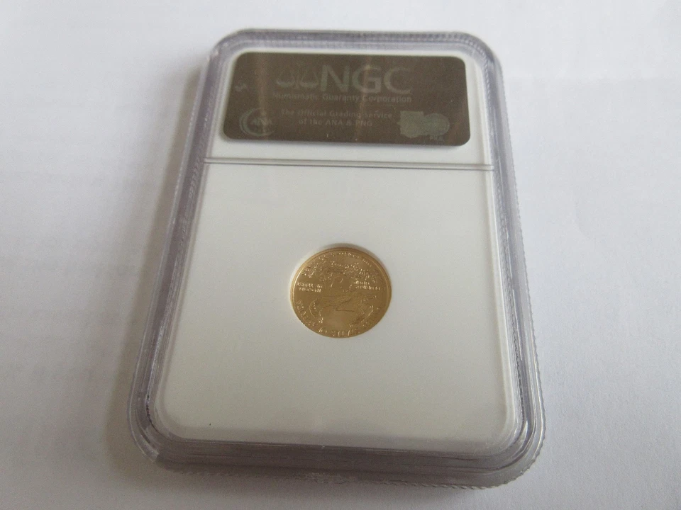 2006 Eagle Gold $5 First Strikes MS69 NGC Gold Eagle G$5 - Image 2 of 4