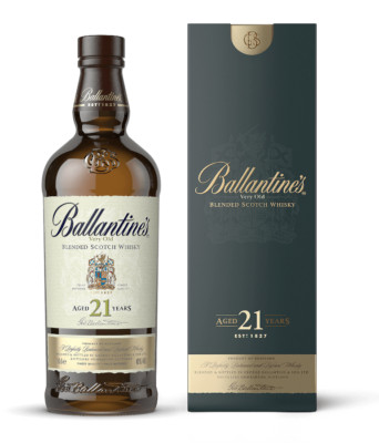 (179,2 /l) Ballantine`s 21 years old Blended Scotch Whisky 40% 0,7l Flasche