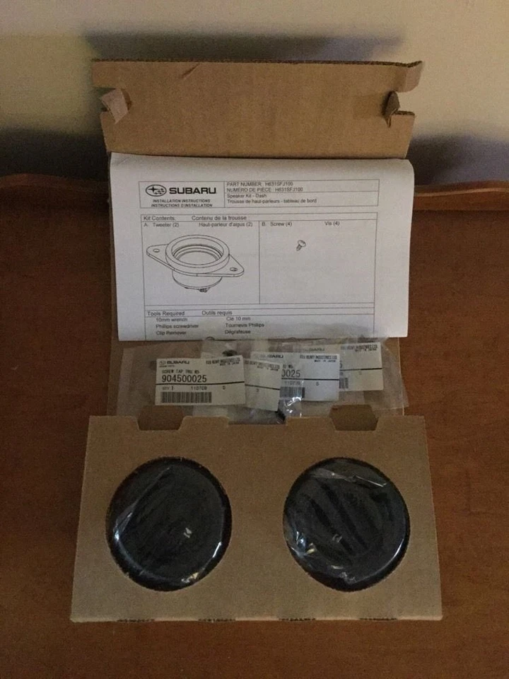 Оригинальный комплект твитера от Kicker Subaru Wrx STi Forester Crosstrek Impreza H631SFJ101 - Изображение 3 из 3