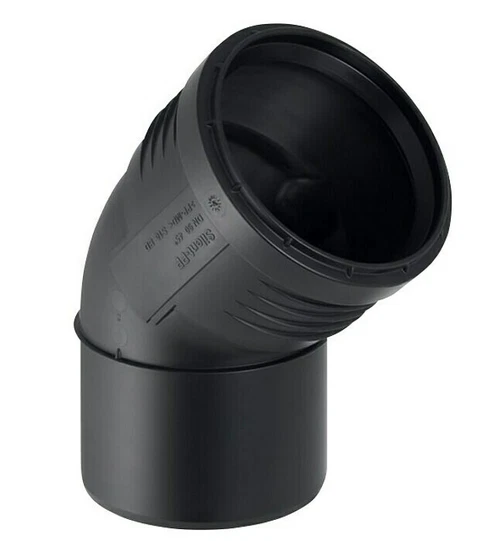 Geberit Silent-PP Rohr, Muffe, Bogen, Abzweig, Red., uvm. ,32,40,50,75,90,110 mm - Bild 2 von 4