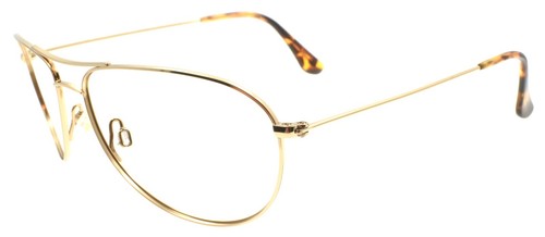 Maui Jim Sea House MJ772-16 FRAME ONLY Aviator Sunglasses Gold Titanium