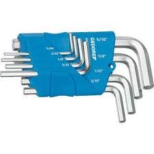 Gedore H 42-88 A Hexagon Allen Key Set In Holder 8 pcs 5/64-5/16AF