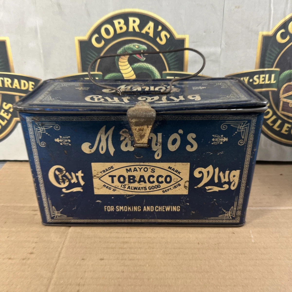 tobacco tins ebay 4pc Old Hi Plane Tobacco Tin |