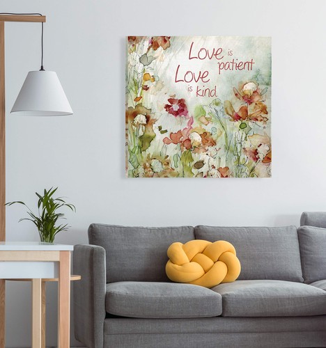 Wexford Home Delicate Garden Love Gallery Wrapped Canvas Wall Art - Picture 5 of 7