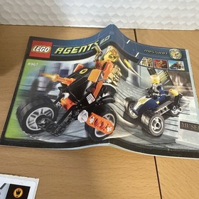 Lego 8967 Agents 2.0 Gold's Tooth Getaway Complete Set Open Box Sealed Bags