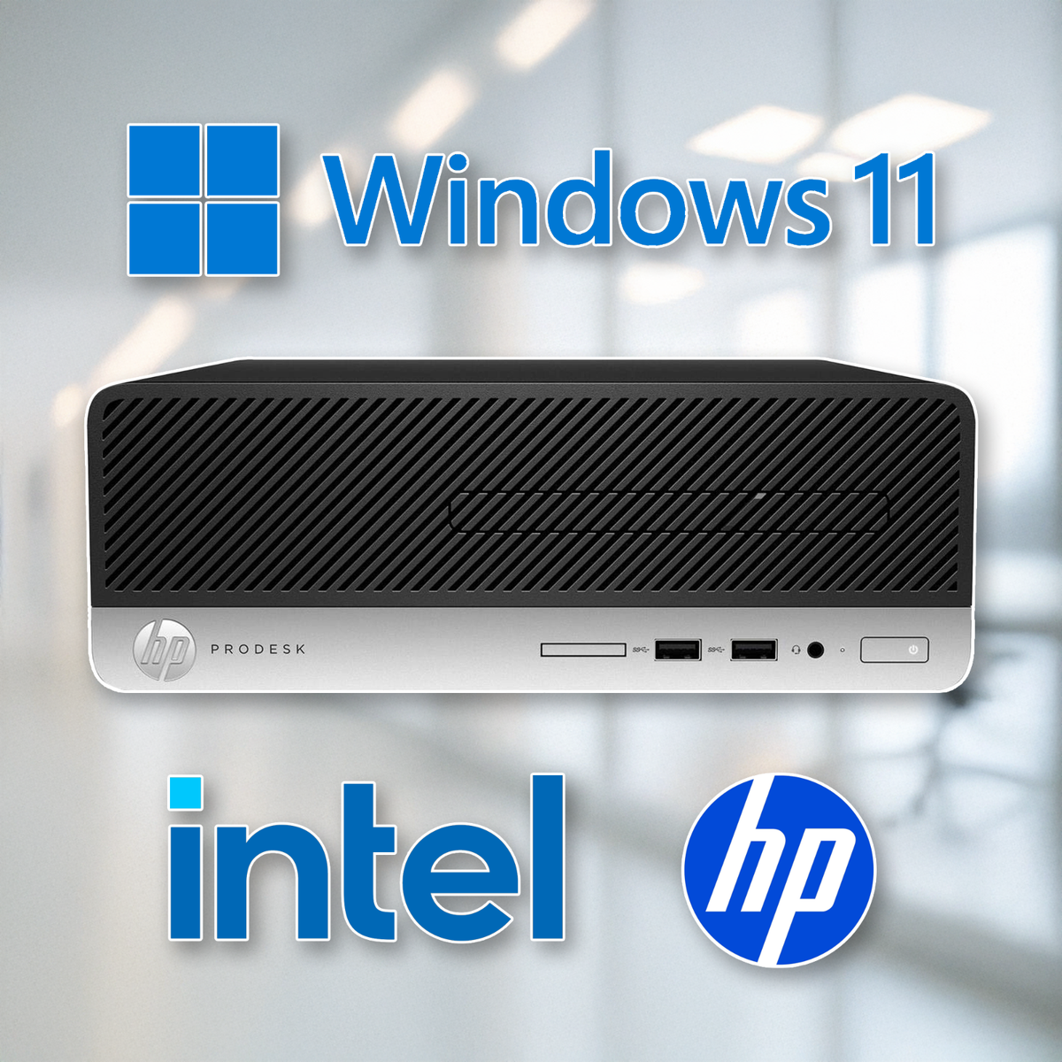 HP ProDesk SFF Windows 11 PC ( Intel i3-9100 / 8GB RAM