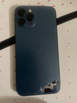 #ad Broken Apple iPhone 13 mini 128 GB Blue Unlocked $123.50