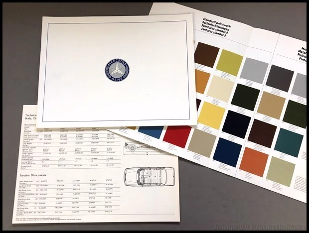 1979 Mercedes Benz 64-page Brochure Catalog 280E 450SL 450SLC 6.9 300CD 240D SET Foto 2 de 4