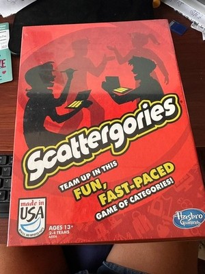 NEW Scattergories Game from Hasbro Gaming for 2-6 players - A5226 New