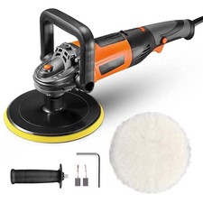 Buffer Polisher 7-inch Car Polisher 10a6 Variable Speeds From 15003500 Rpmd