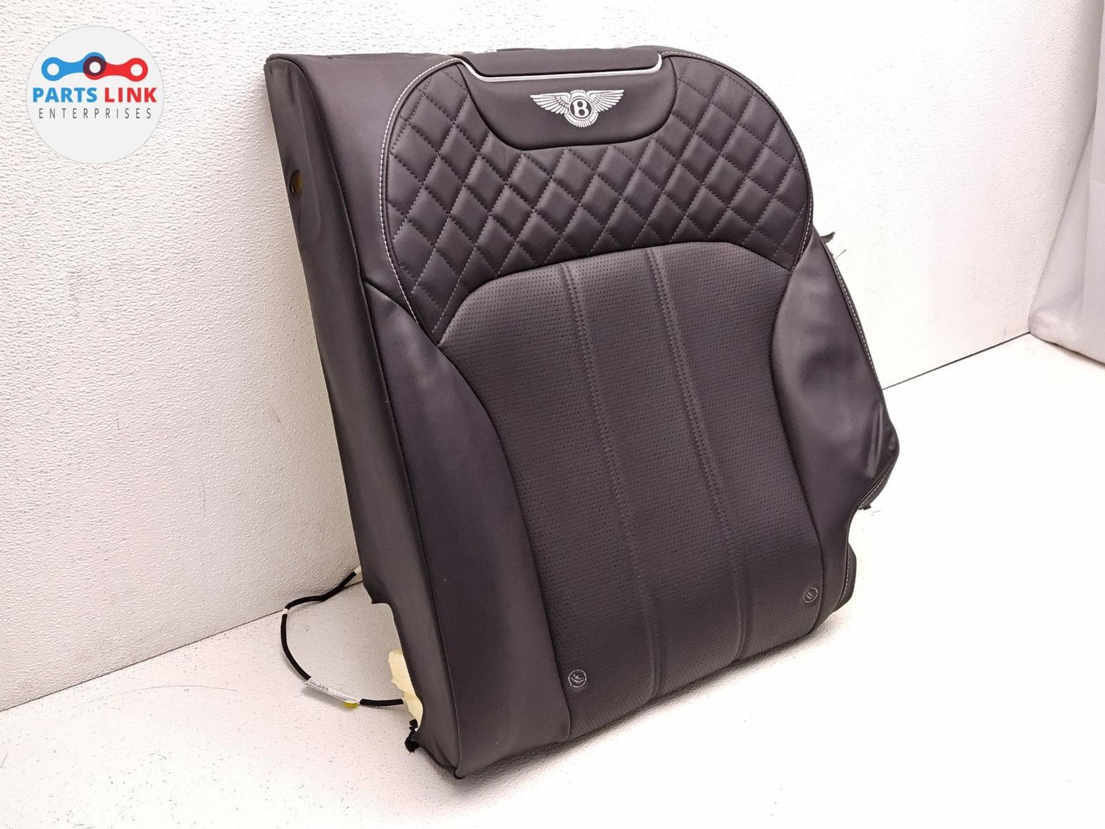 2016-20 BENTLEY BENTAYGA REAR LEFT SEAT BACK TOP CUSHION LEATHER COVER EBONY 636