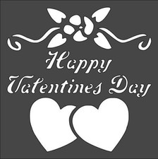 Happy Valentine's Day DIY Crafts Stencil for Romantic Home Decor - StencilAir