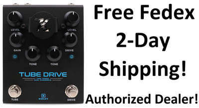 New Keeley Tube Drive Twin Triode Dual Overdrive Guitar Effects Pedal