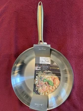 New NWT David Burke 11 Inch Stainless Steel Fry Pan Commercial Grade