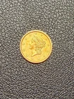 1853 $1 Liberty Head Gold Dollar US Coin AU